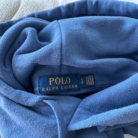 Polo Ralph Lauren Logo-Print Fleece-Back Cotton-Blend Jersey Hoodie Unisex - Picture 6 of 7